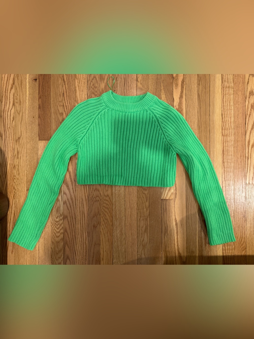 Zara Cropped Rib Knit Sweater - Picture 5 of 7